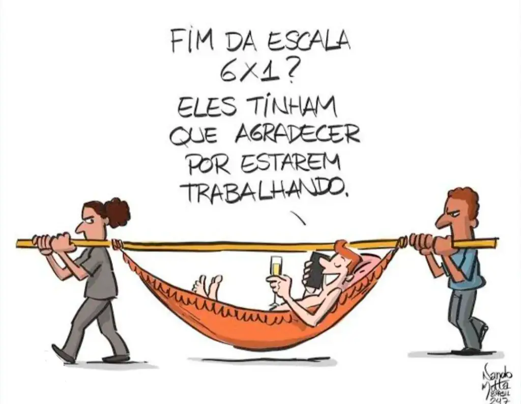 Escala 6x1 para as elites