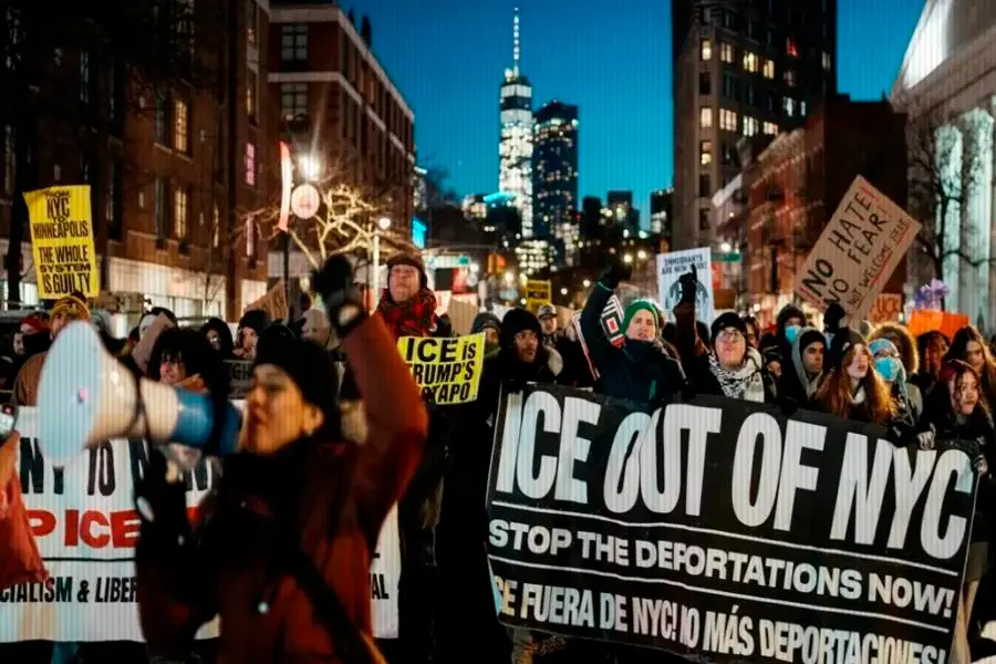 Mobilização contra o ICE