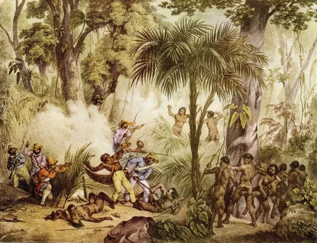 Os bandeirantes e o massacre dos indígenas