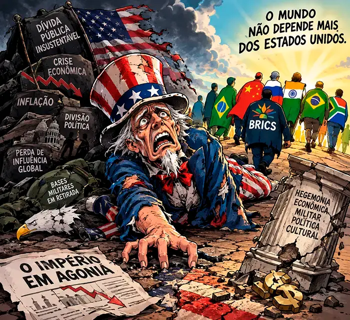 A agonia do império